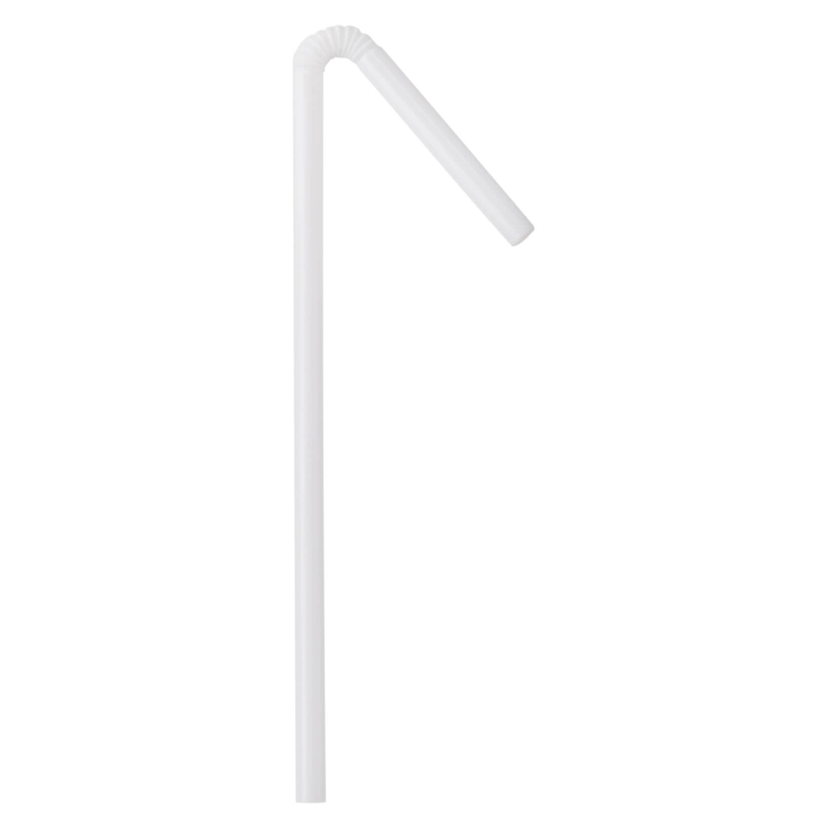McKesson Flexible Drinking Straw White Individually Wrapped Disposable thumbnail 4