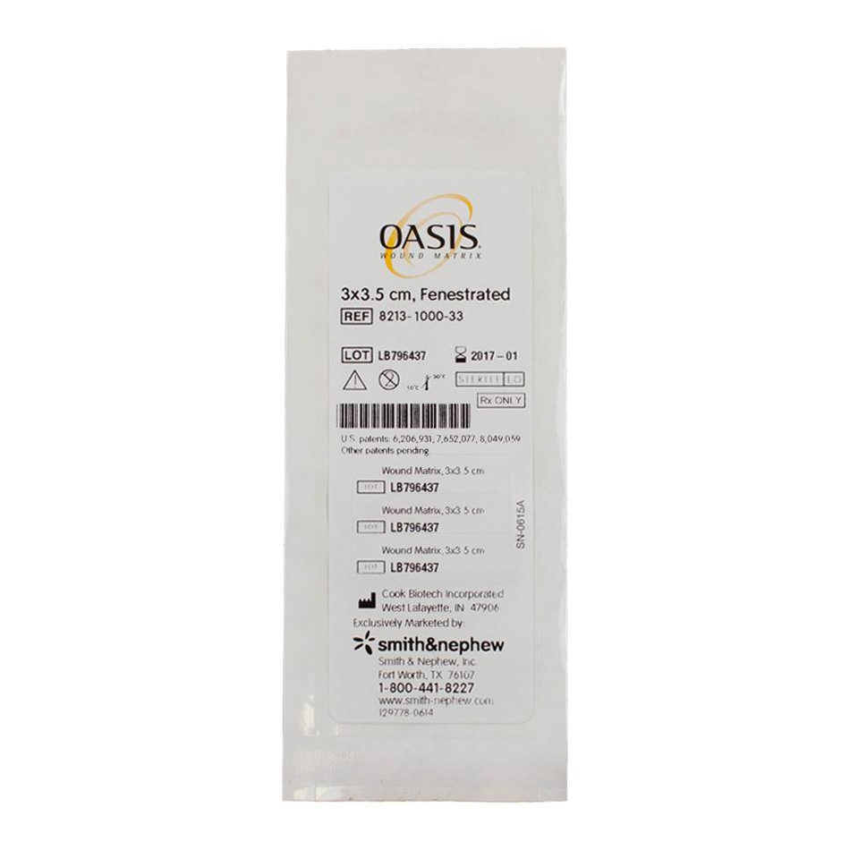 Healthpoint Oasis Wound Matrix Dressing 1.2 x 1.4 Inch Single Layer