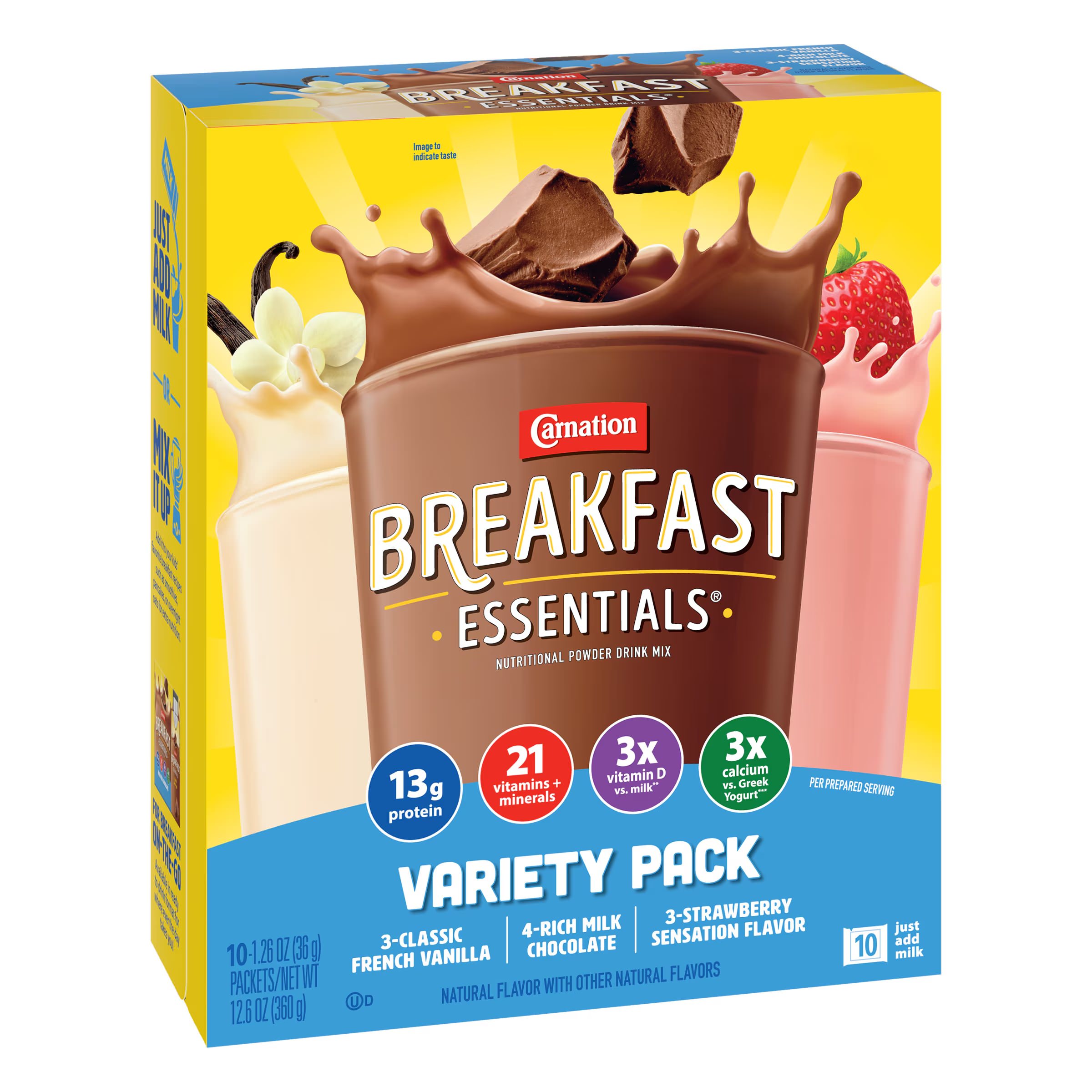 Carnation Breakfast Essentials Complete Nutritional Powder Drink Mix thumbnail 1
