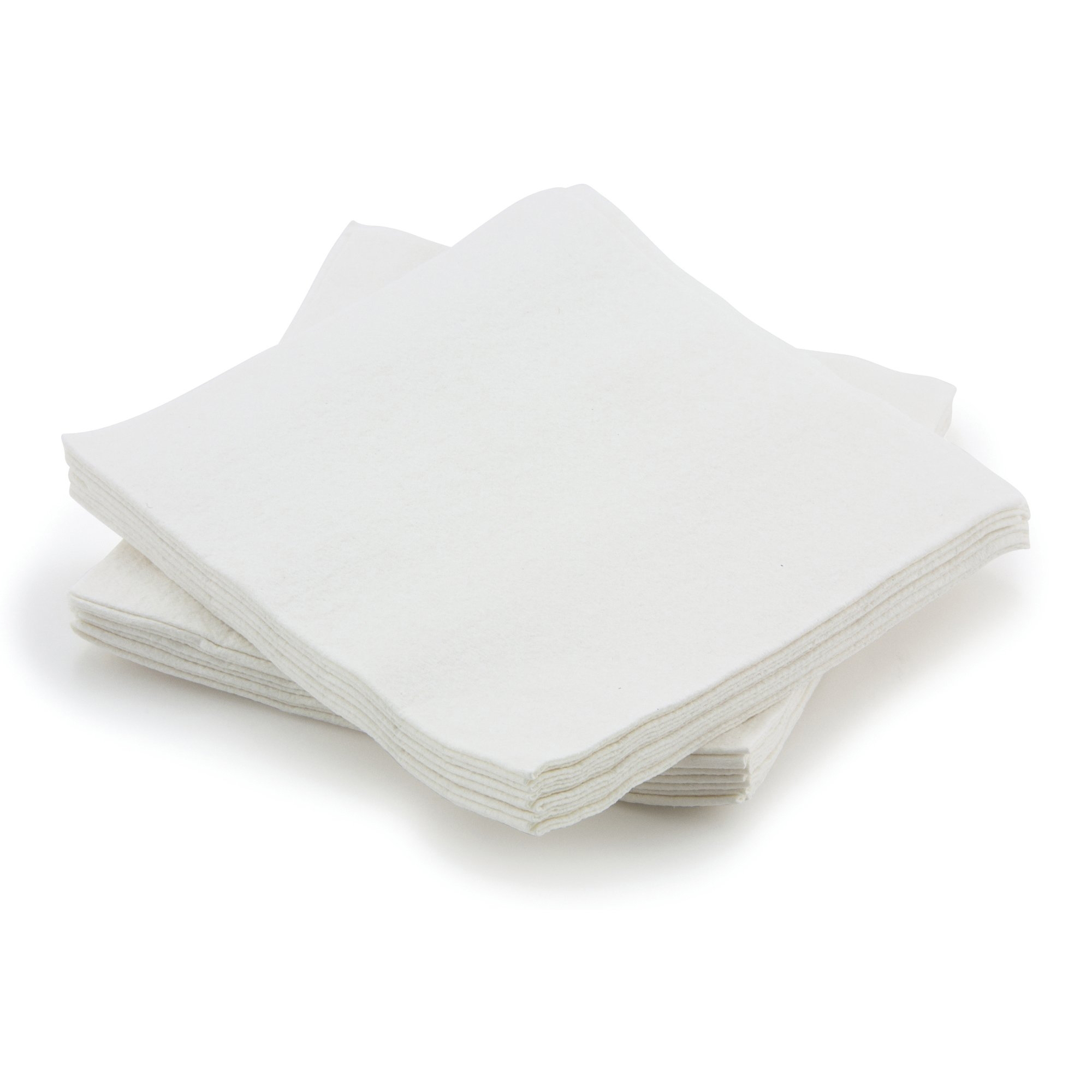 McKesson White Disposal Washcloth, 13 X 13 Inch - Case of 500 thumbnail 3
