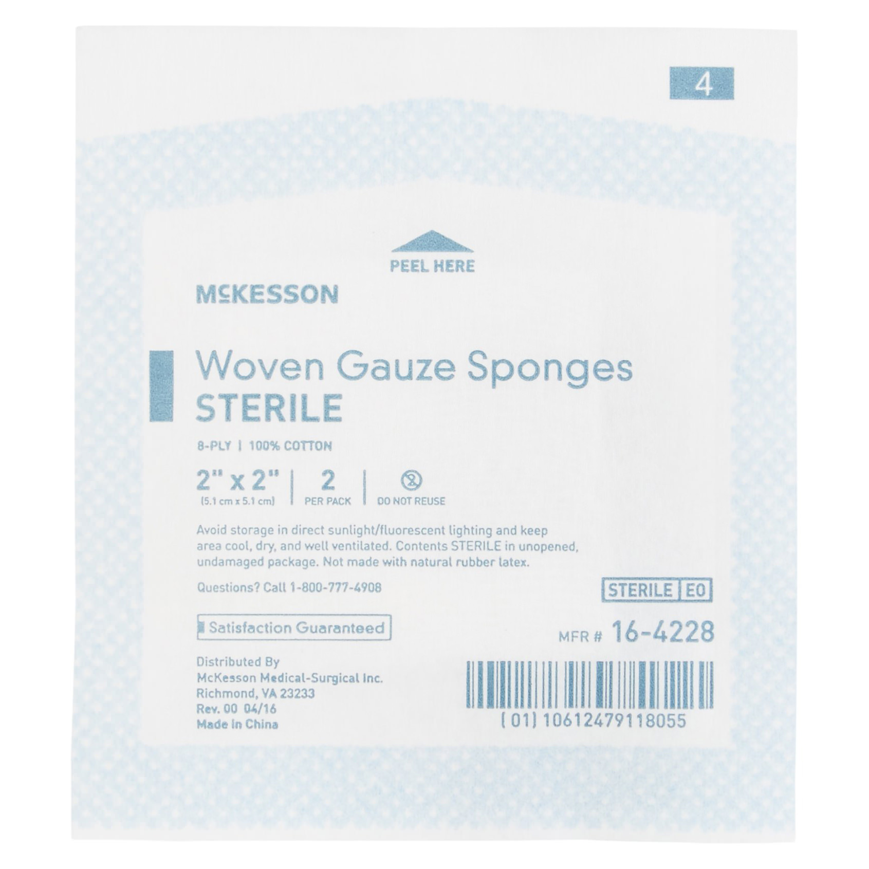 McKesson Sterile Gauze Sponges thumbnail 3