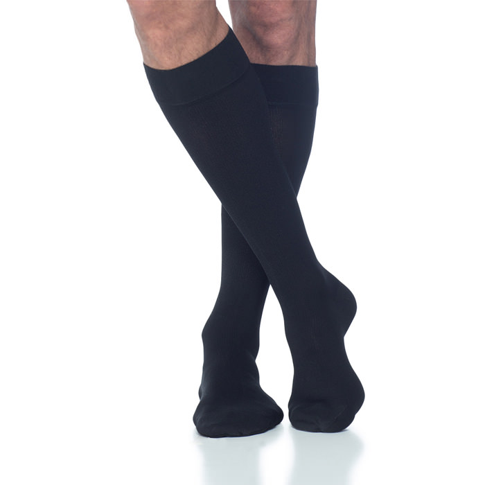 Sigvaris Cotton Calf High Compression Socks, 30-40 mmHg, men thumbnail 23