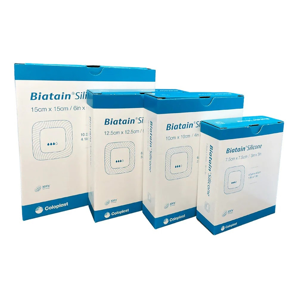 Biatain Silicone Foam Dressing with Silicone Adhesive Border