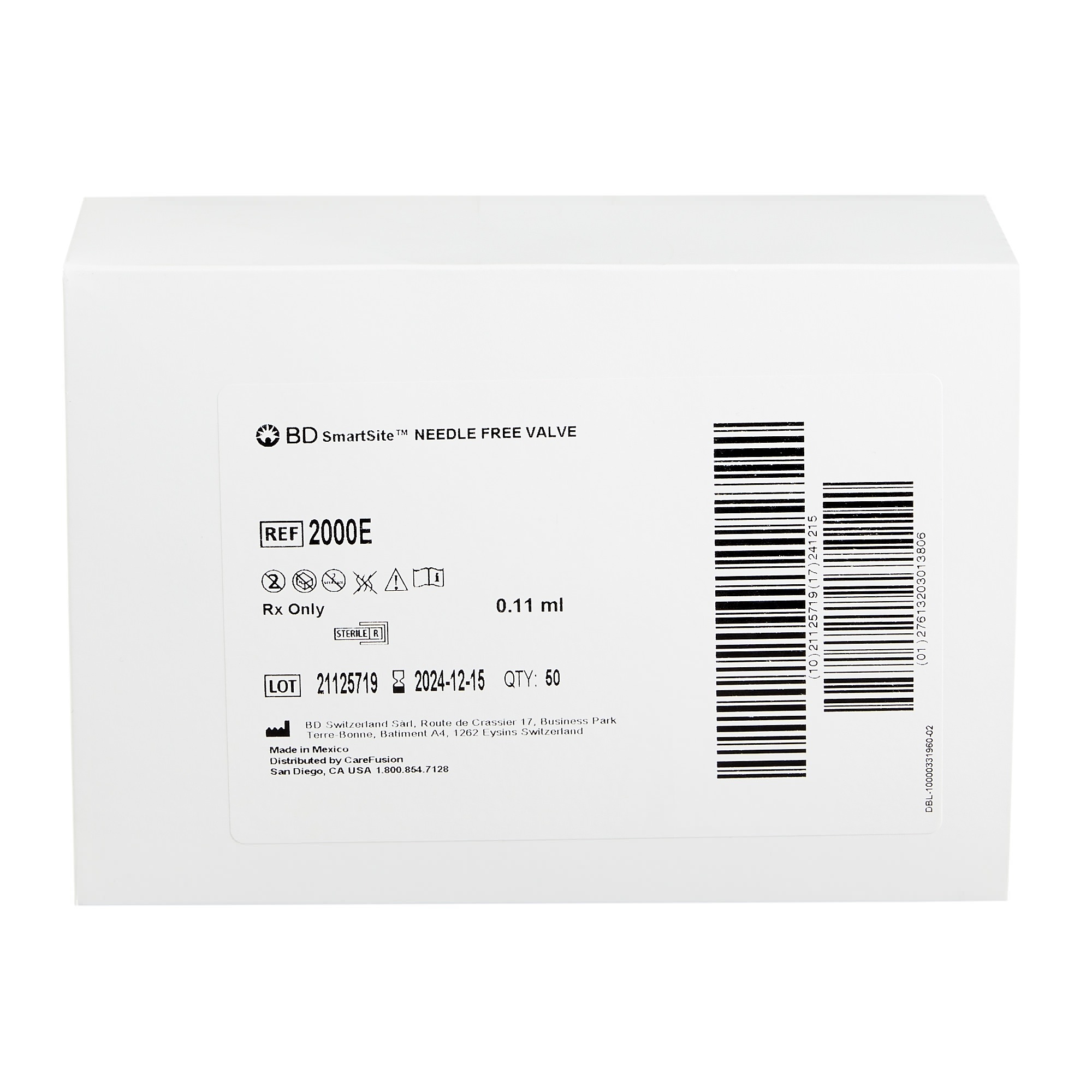 BD SmartSite Needleless Connector thumbnail 3