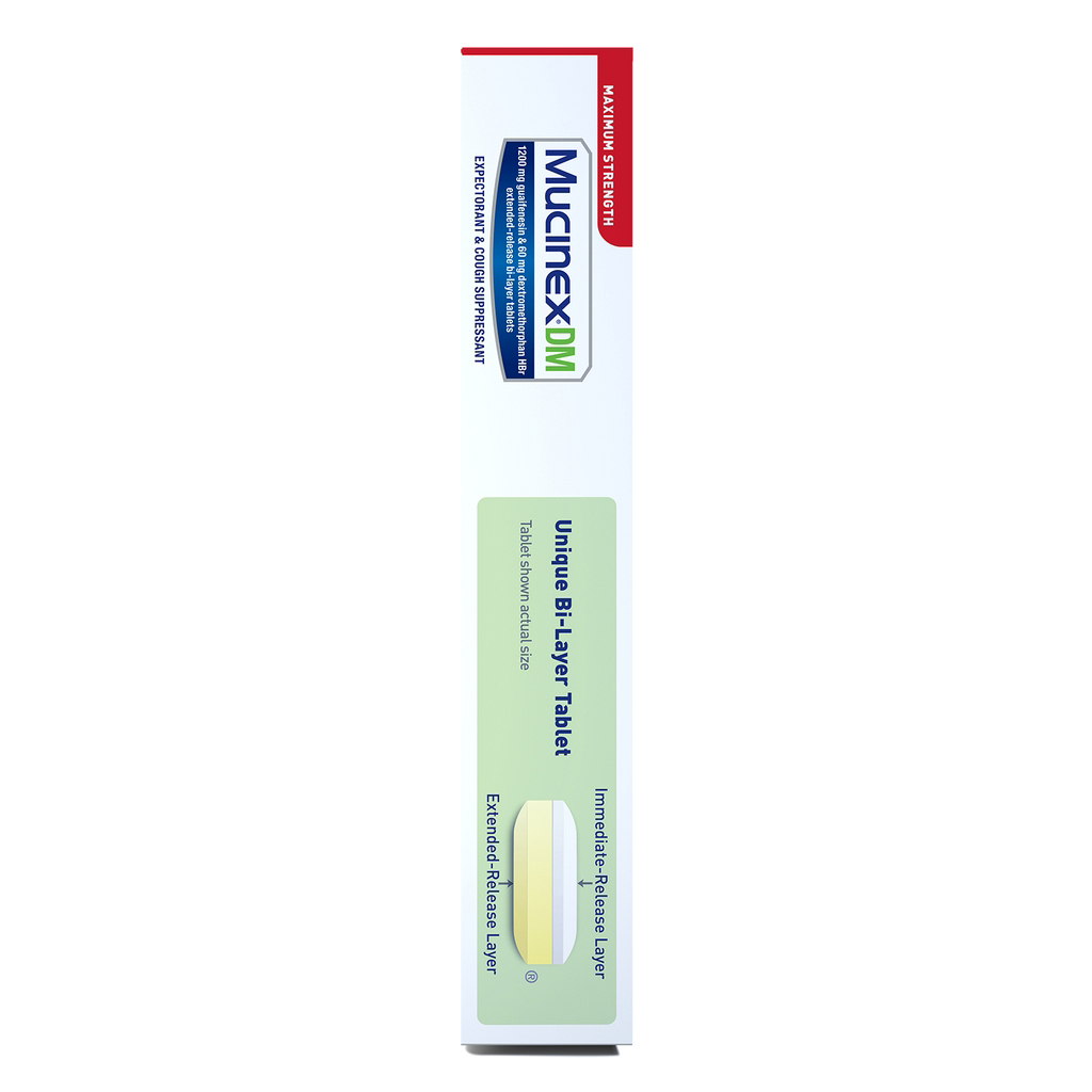 Mucinex DM Maximum Strength Extended-Release Bi-Layer Tablets thumbnail 2