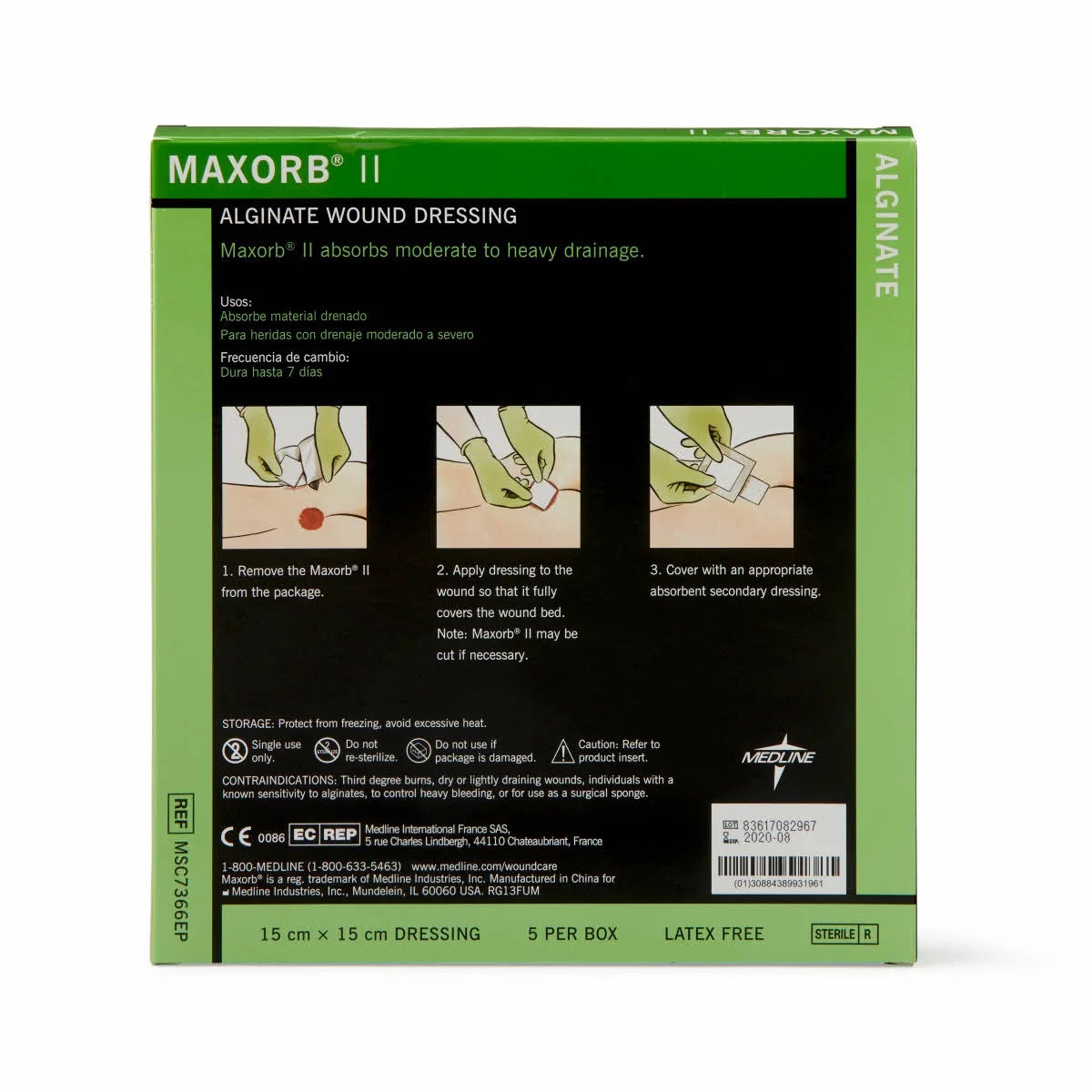 Maxorb II Alginate Wound Dressing thumbnail 2