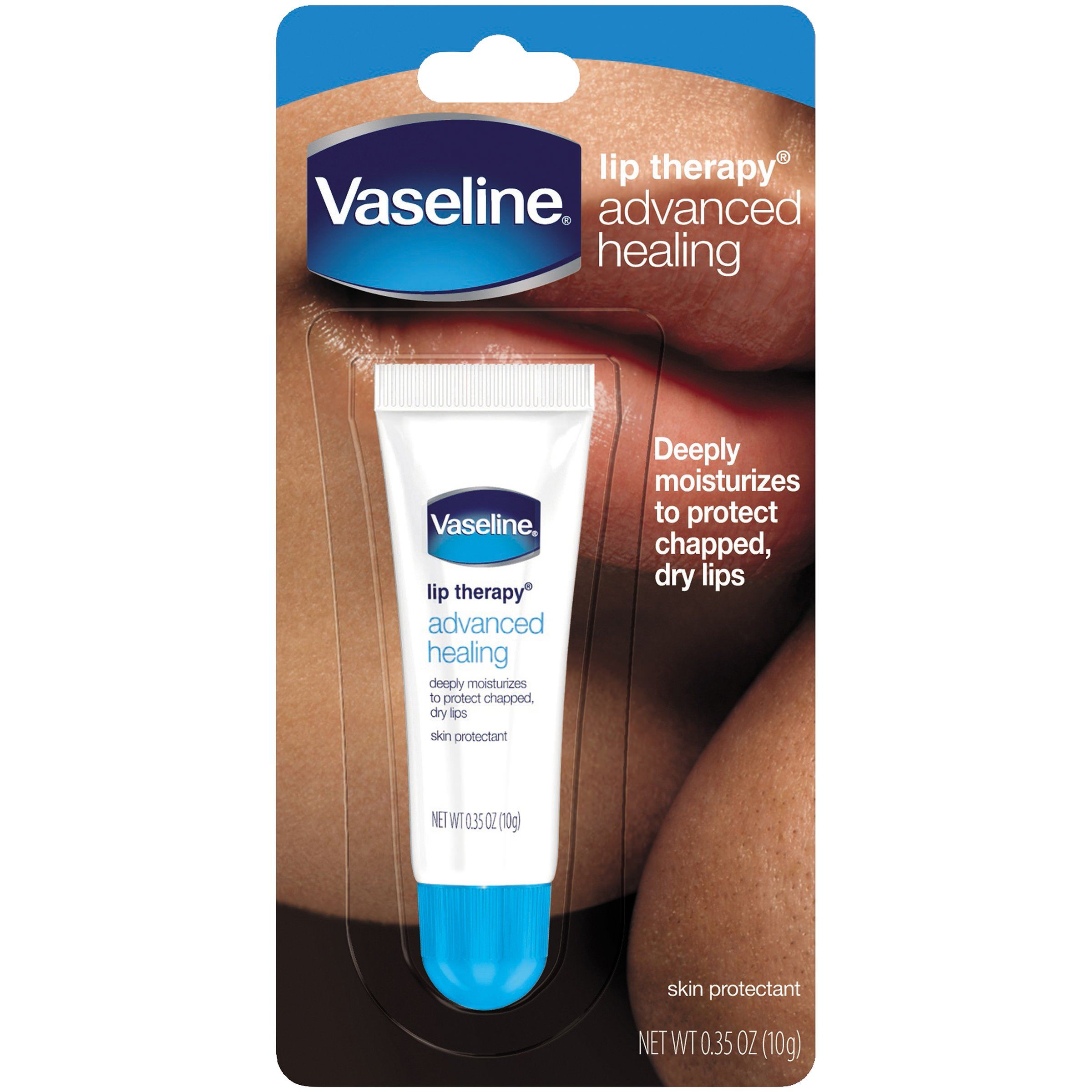 Vaseline Advanced Healing Lip Therapy Balm, 0.35 oz - Case of 12 thumbnail 2