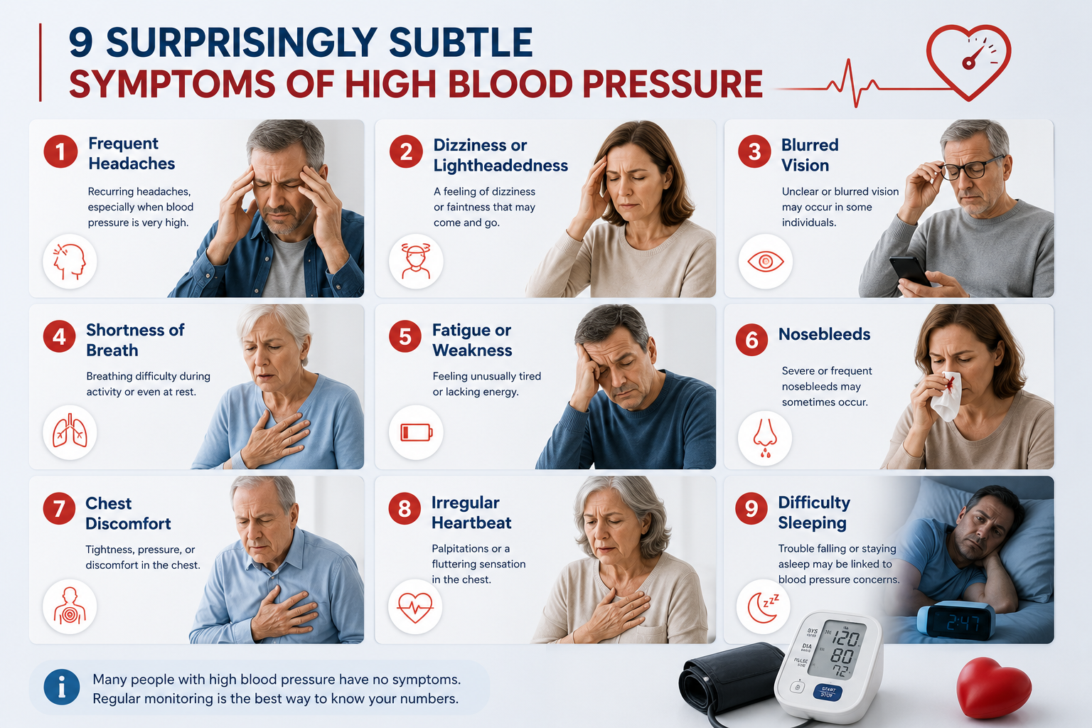 Early Symptoms of High Blood Pressure